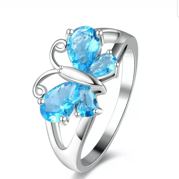 New beautiful 925 silver gem rings 3 styles - Picture 3 of 8